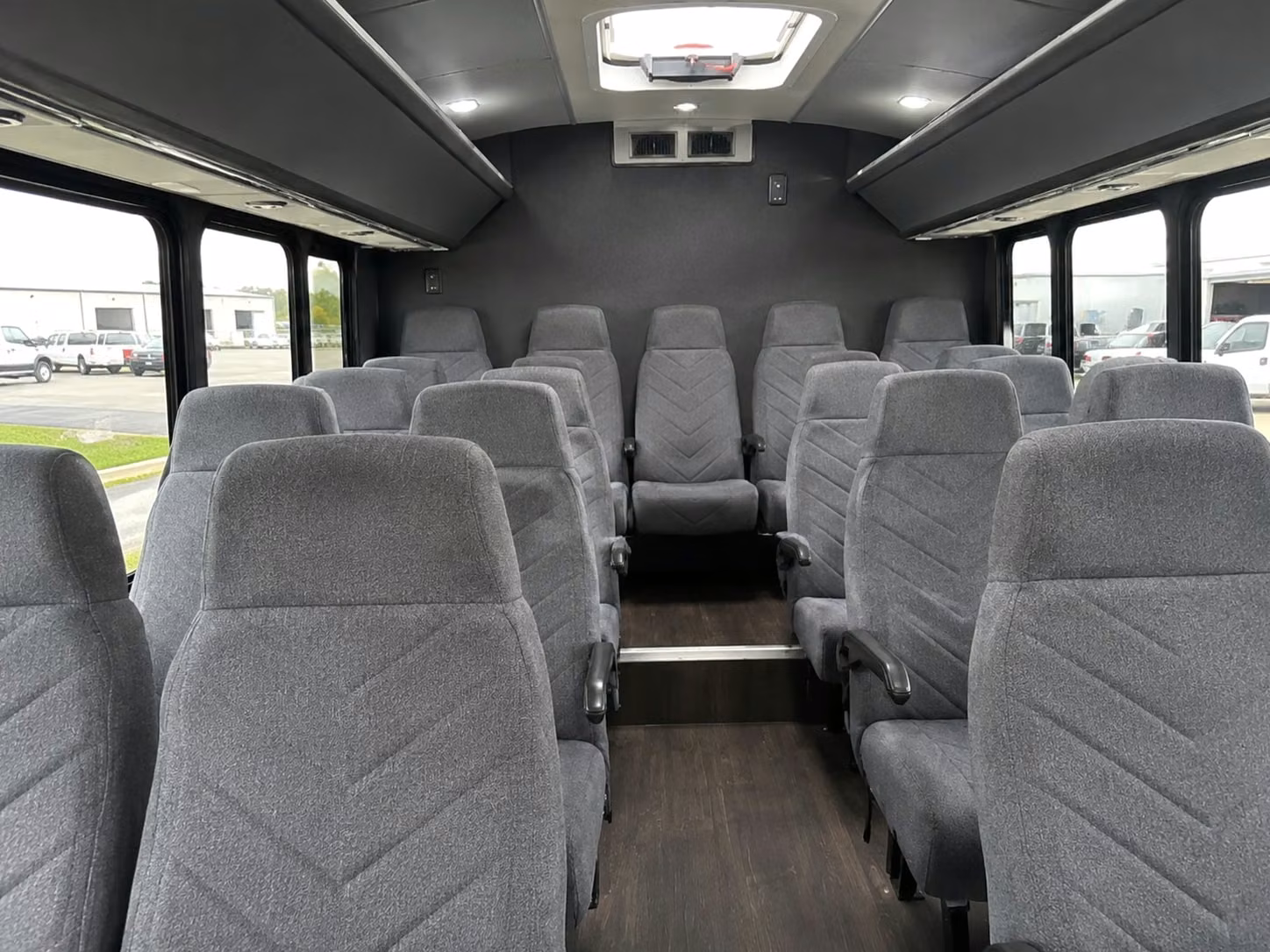 20 passenger minibus inside