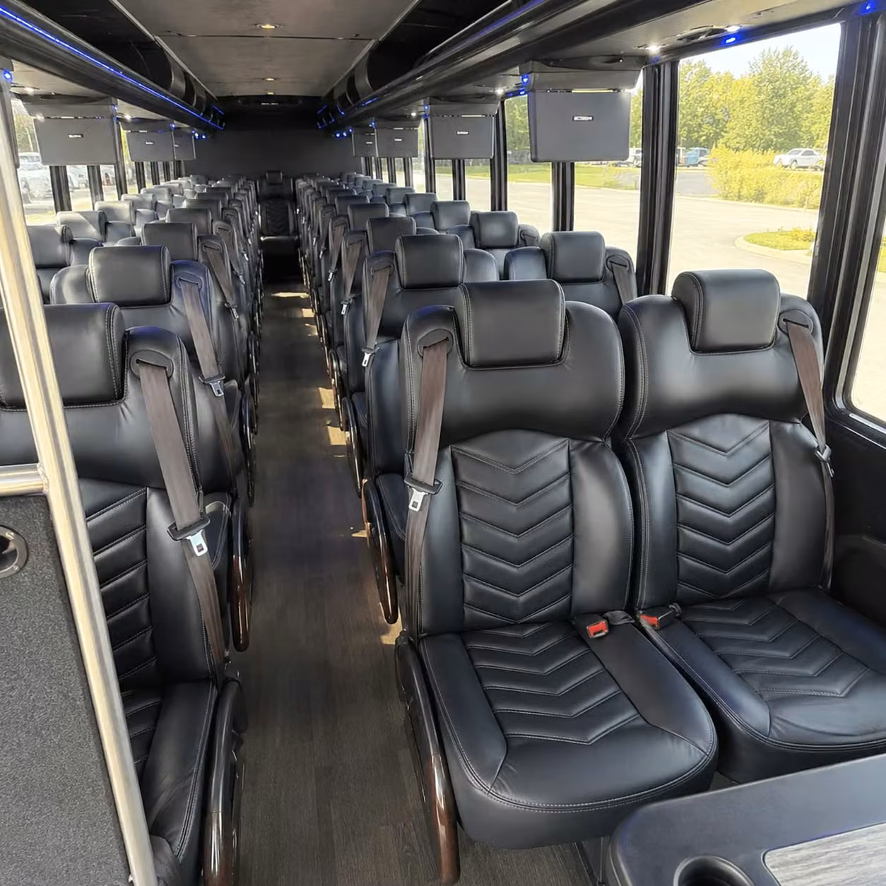 28 passenger minibus inside