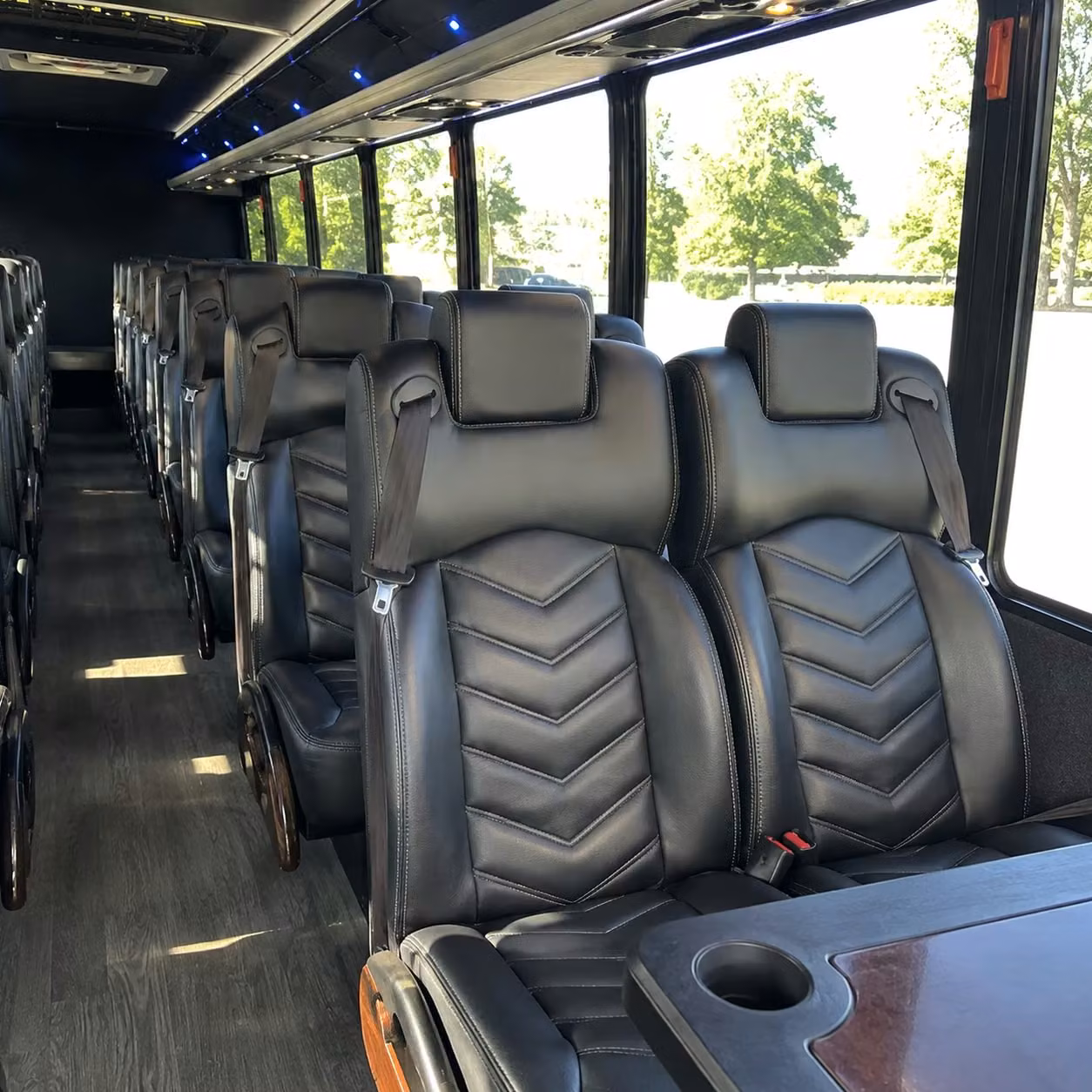 35 passenger minibus interior